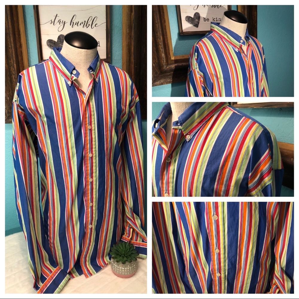 Ralph Lauren classic fit 18 size XXL. Multicolor.